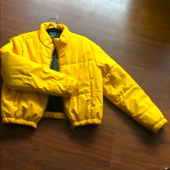 wild fable Jackets & Blazers - Yellow Puffer Jacket